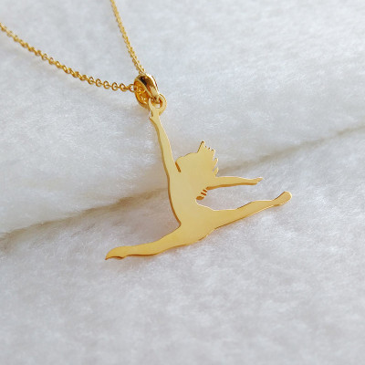 Dancer Jumping Necklace