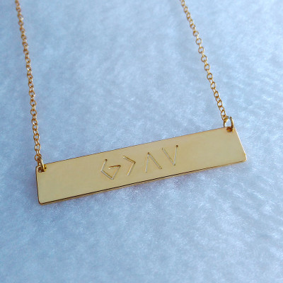 God Is Greater Than The Highs And Lows Necklace