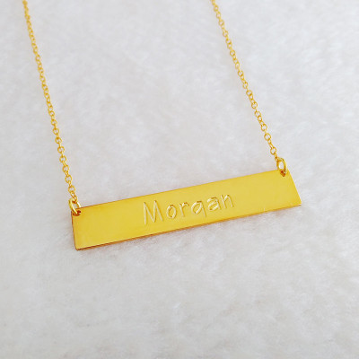 Gold Bar Necklace