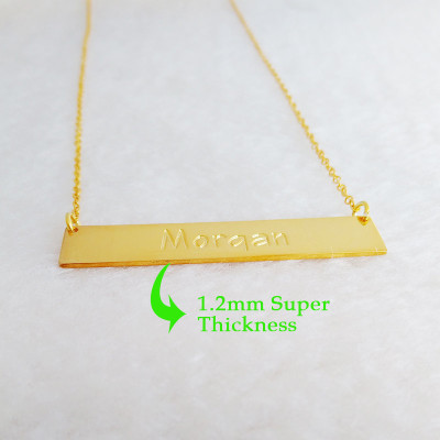 Gold Bar Necklace