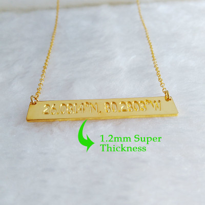 Gold Bar Necklace