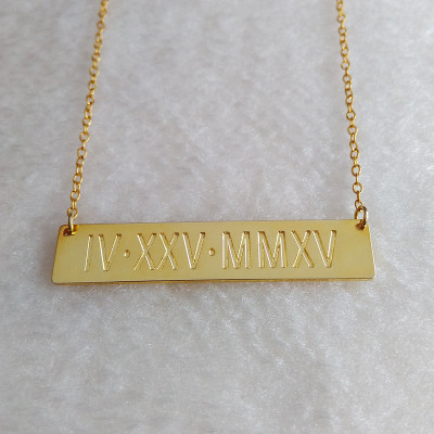 Gold Bar Necklace