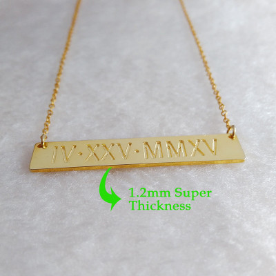 Gold Bar Necklace