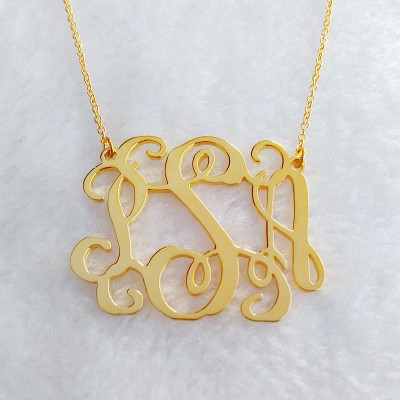 Gold Initial Necklace