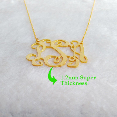 Gold Initial Necklace