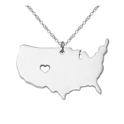 Large America Necklace