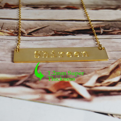 Name Plate Necklace