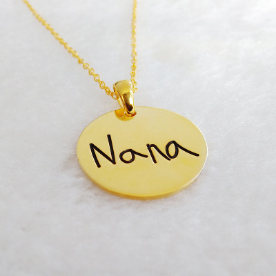 Personalized Handwritting Necklace