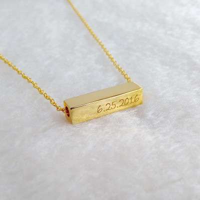 Personalized Punched Necklace