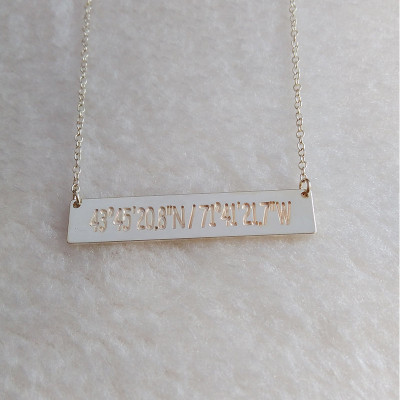 Silver Bar Necklace