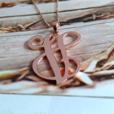 Single Initial Necklace