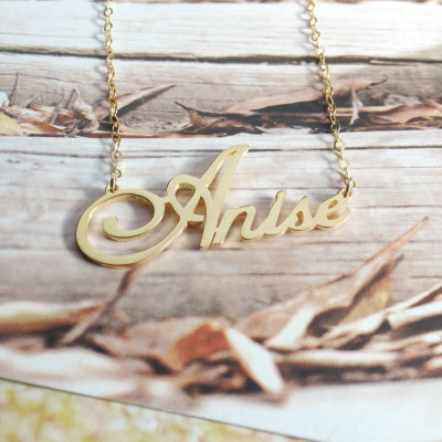 18k Gold Plated Name Necklaces
