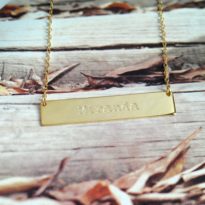 Engraved Name Necklace