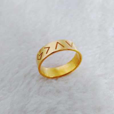 Gold Christian Ring