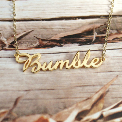 Gold Name Necklaces