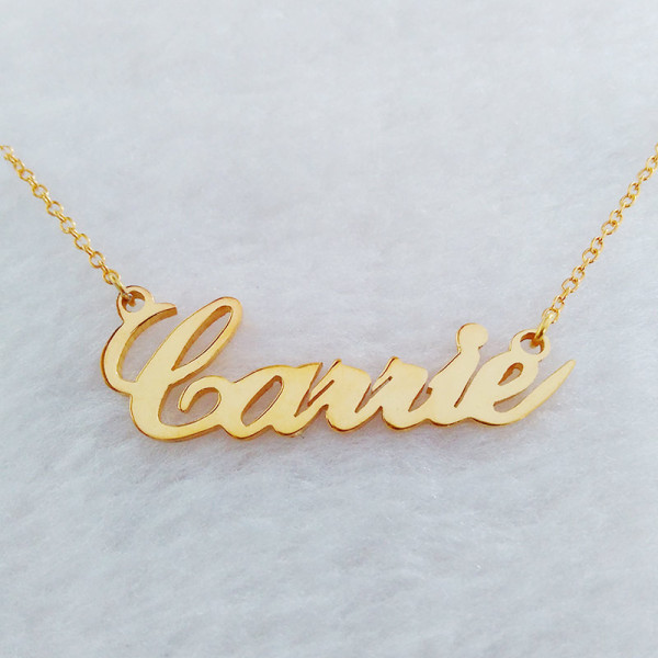 Gold Personalized Name Necklace