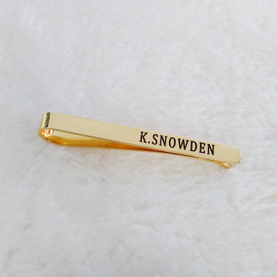 Personalized Name Tie Clip