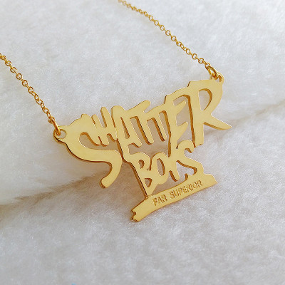 Personalized Necklace Gold