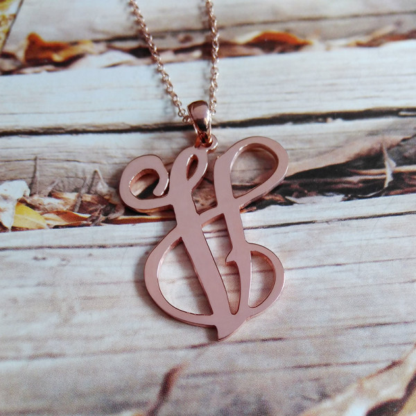 Single Initial Necklace