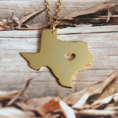 Texas State Necklace