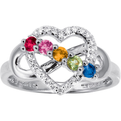 Personalized Keepsake Infinite Love Ring