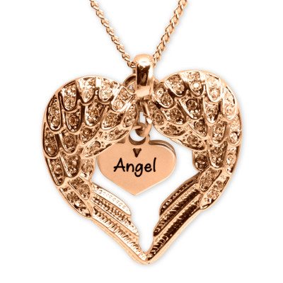 Heart Necklace - Angels with Heart Insert
