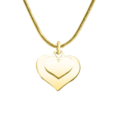 Heart Necklace - Double