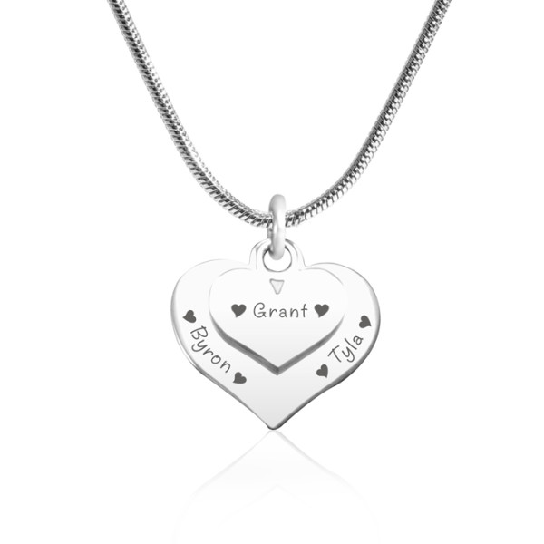 Heart Necklace - Double