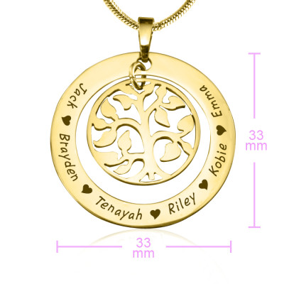 Personalised Necklaces - My Family Tree Necklace