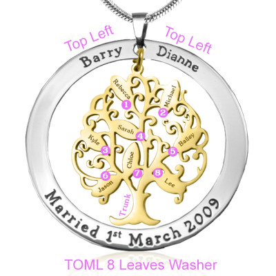 Tree of My Life Washer Two Tone Tree