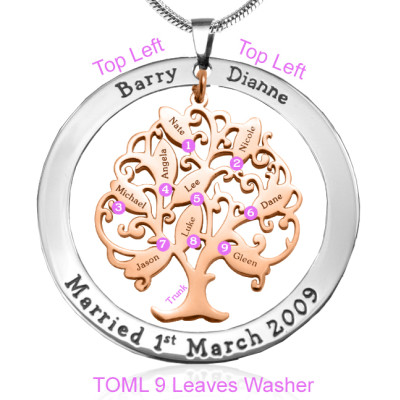 Tree of My Life Washer Two Tone Tree
