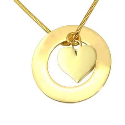 Heart Necklace - Circle