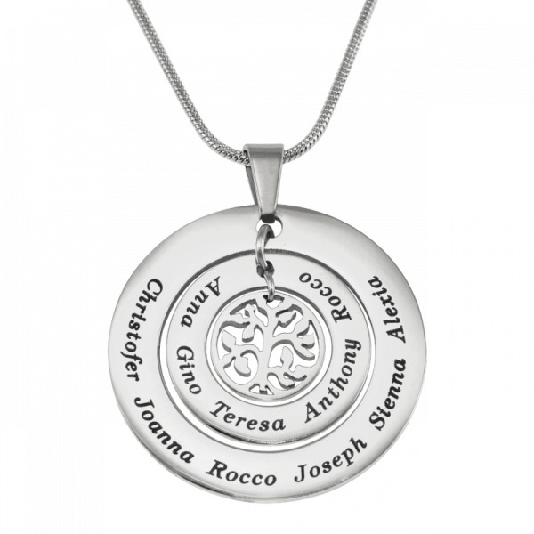 Personalised Necklaces - Circles of Love Necklace Tree