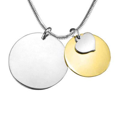 Personalised Necklaces - Mother Forever Necklace Two Tone
