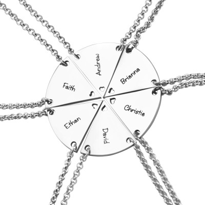 Personalised Necklaces - Meet at the Heart Hexa Six Necklaces