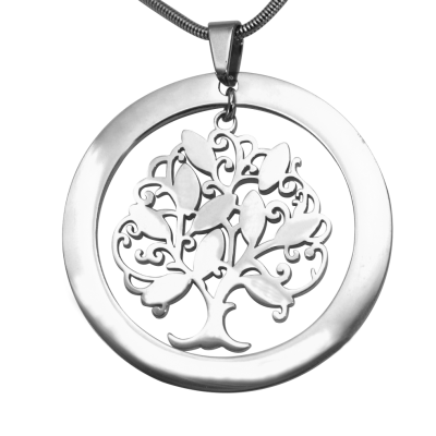 Personalised Necklaces - Tree of My Life Washer Necklace