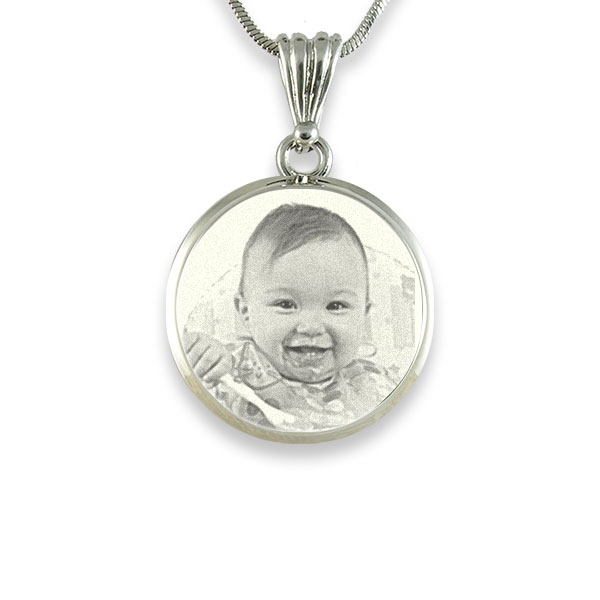 Personalised Necklaces - PhotoCircle Pendant Necklace