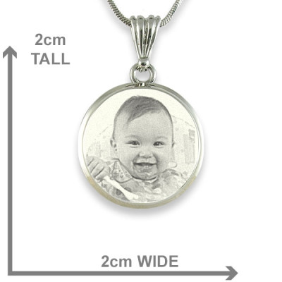 Personalised Necklaces - PhotoCircle Pendant Necklace