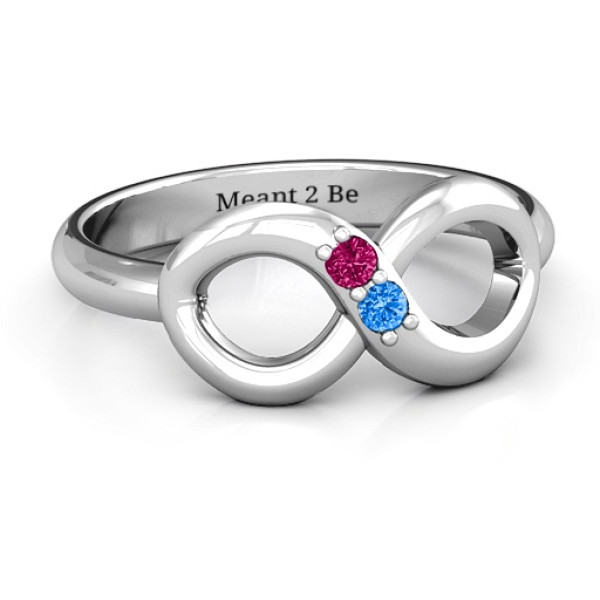 Twosome Infinity Ring