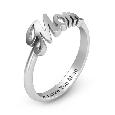 All About Mom Personalised Rings With Names