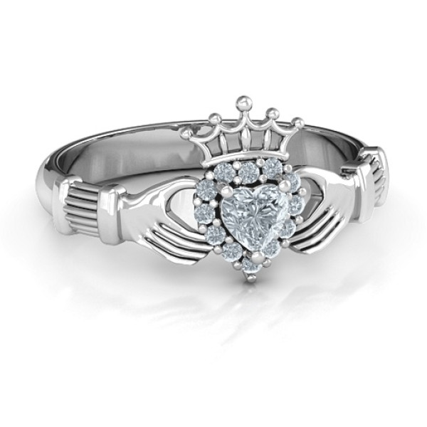 Claddagh with Halo Ring