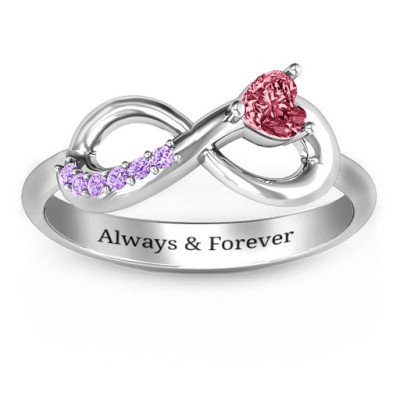 InfinityLove Ring with Accents