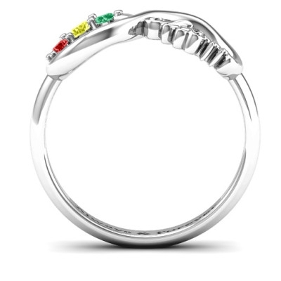 Moms Infinite Love Ring with 2-10 Stones