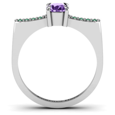 Square Shoulder Ring