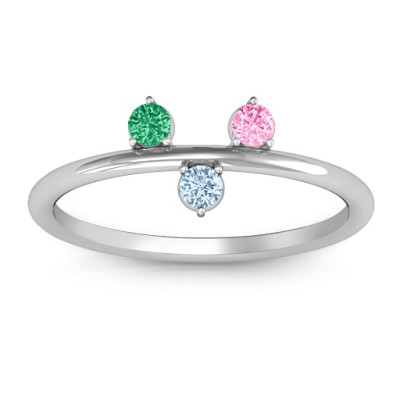 Stackable Sparkle 1-5 Stone Ring