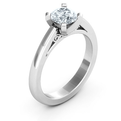 Adoration Solitaire Ring