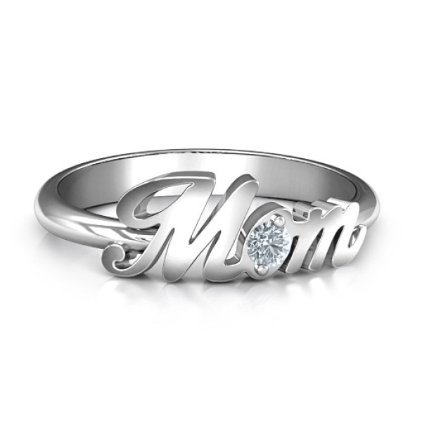 All About Mom Birthstone Ring