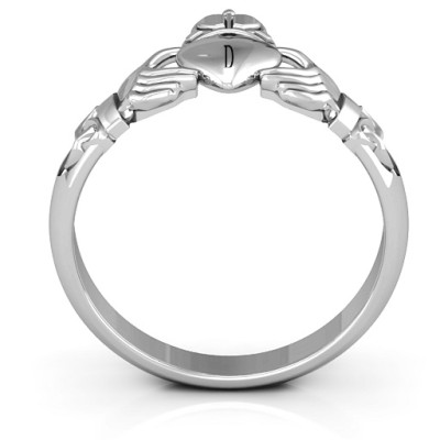 Celtic Knotted Claddagh Ring