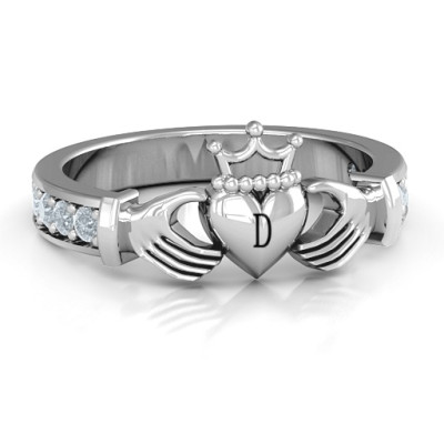 Classic Claddagh Ring with Accents