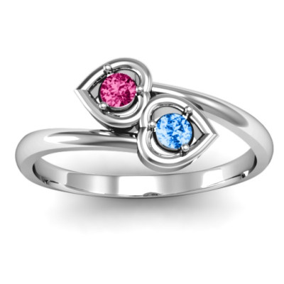 Double Heart Bypass Ring
